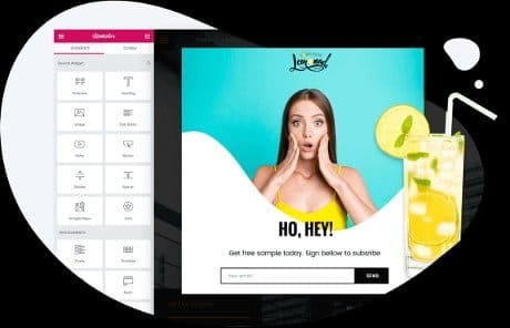 Create cool looking popup using elementor
