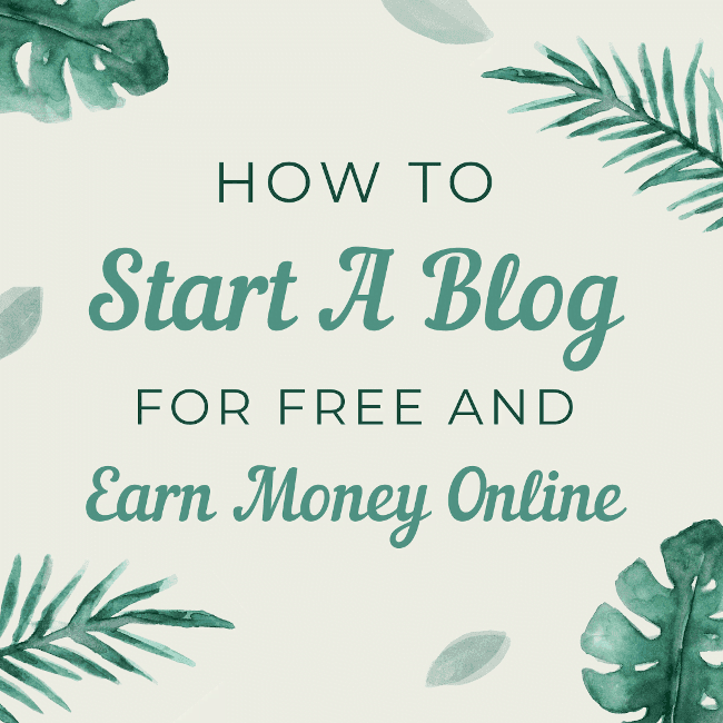 How To Start A Blog For Free And Earn Money Online