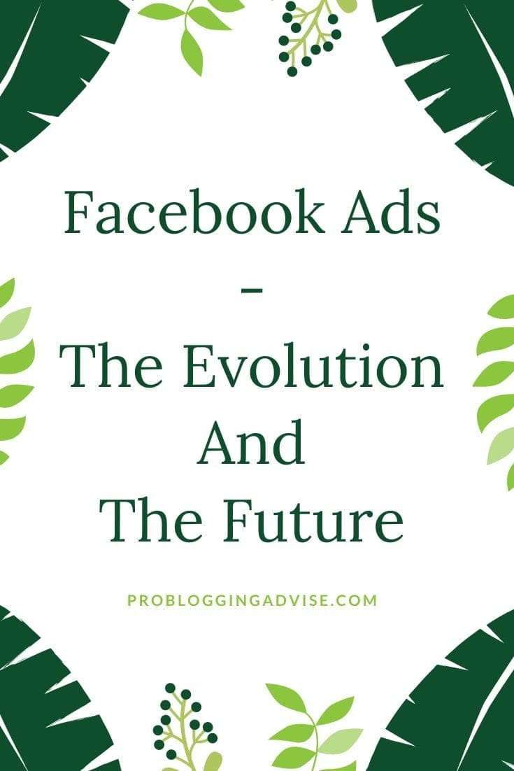 Facebook Ads - The Evolution and The Future