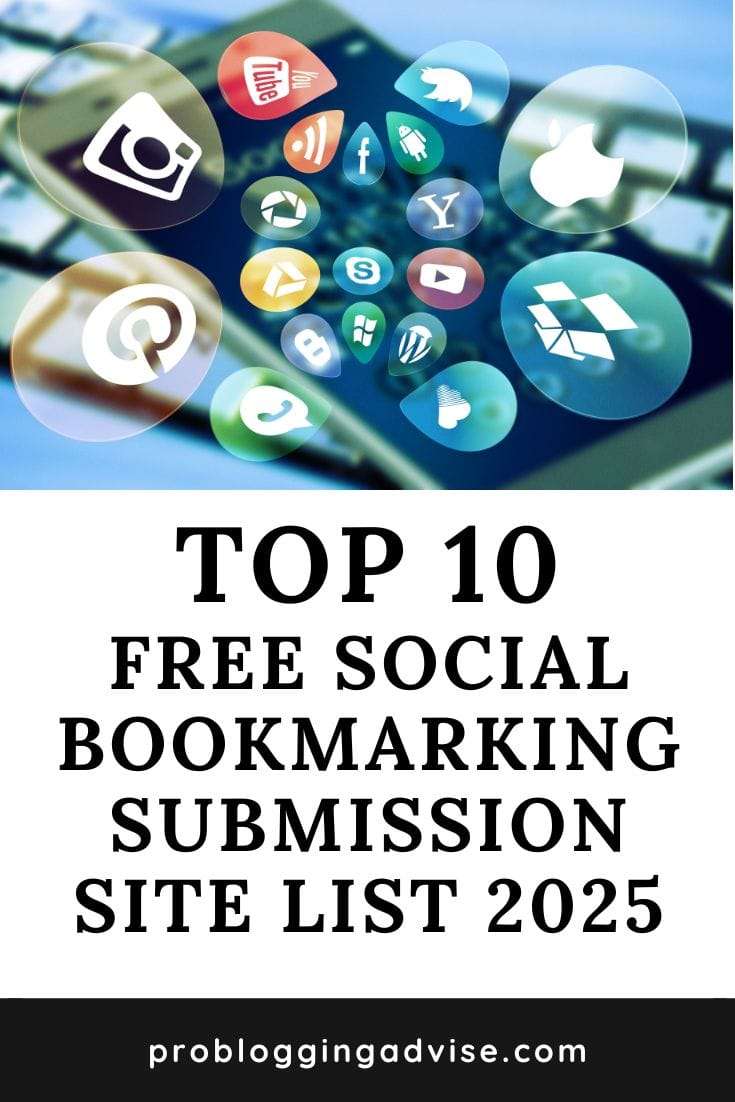 Social Bookmarking Submission Site List 2025