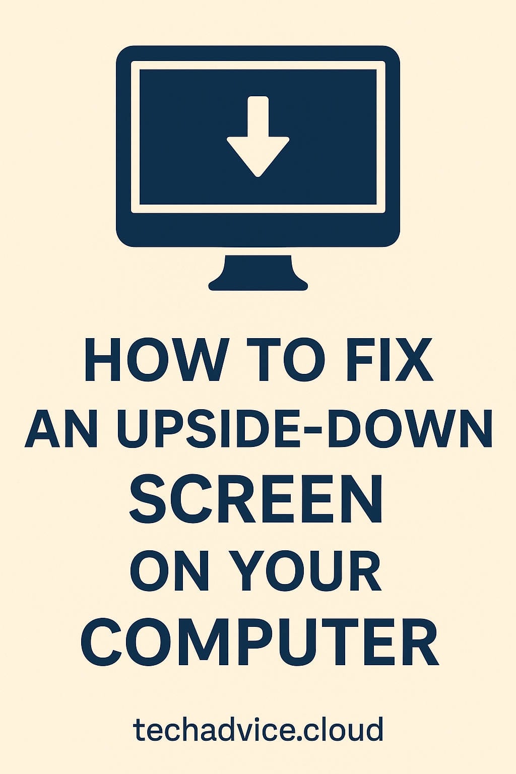 How to Fix an Upside-Down Screen on Your Computer